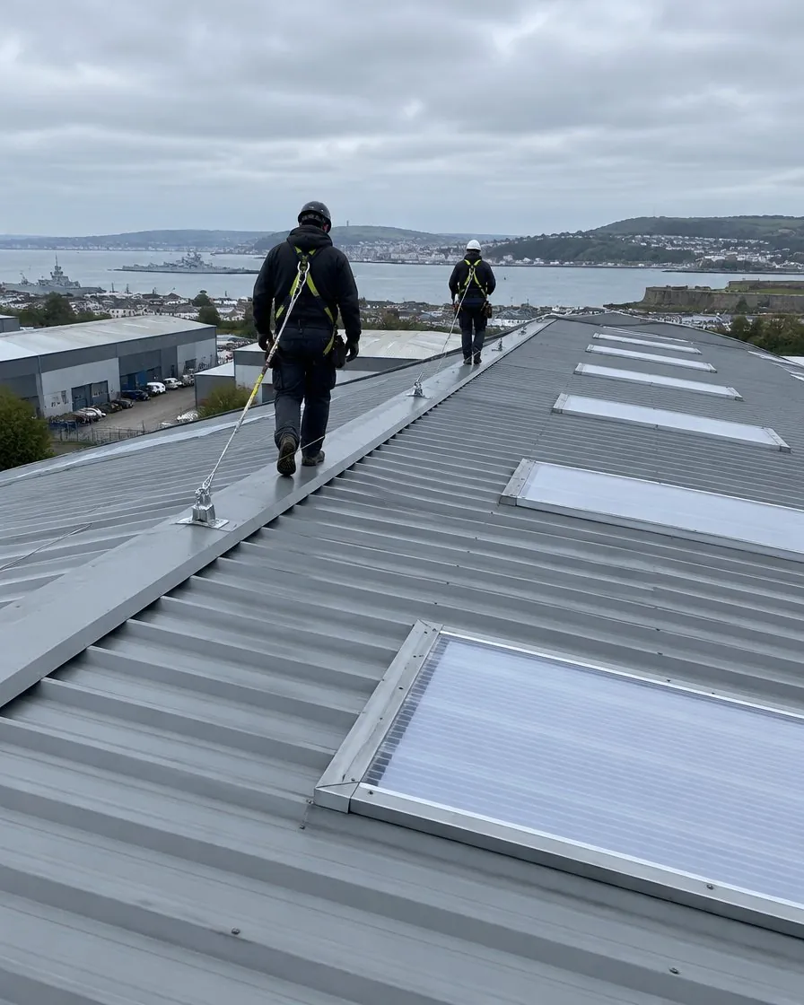 Commercial roofing in St Just