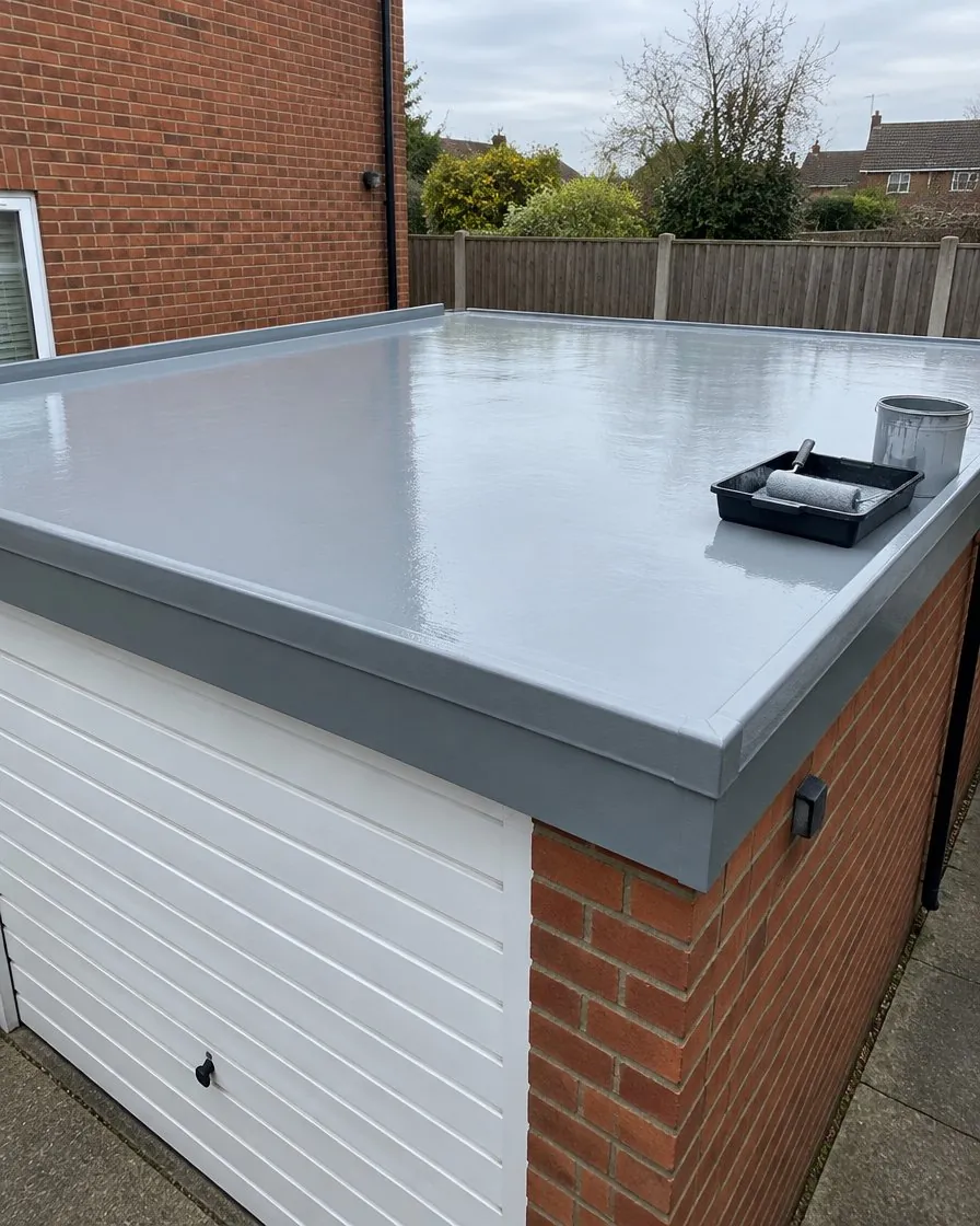 GRP fibreglass roofing in St Just