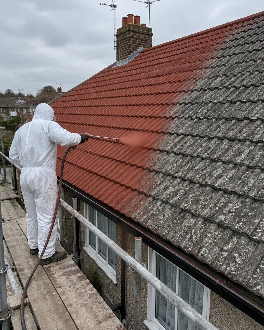 Roof painting and coating in St Just