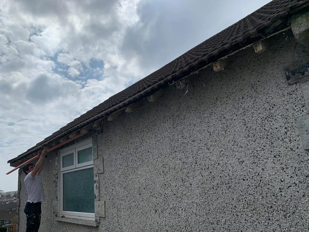 White uPVC fascias and soffits on a bungalow in St Just