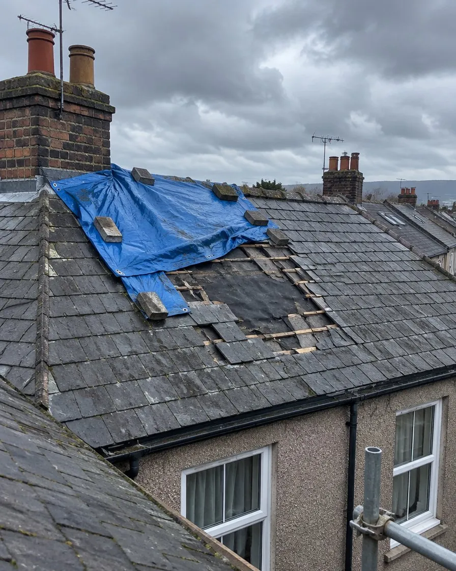Storm damage and insurance work in St Just